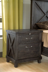 Yosemite Solid Wood Nightstand in Cafe by Modus Furniture at Eve Furniture