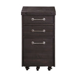 Yosemite Solid Wood Rollling File Cabinet in Cafe by Modus Furniture at Eve Furniture