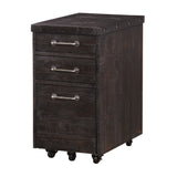 Yosemite Solid Wood Rollling File Cabinet in Cafe by Modus Furniture at Eve Furniture