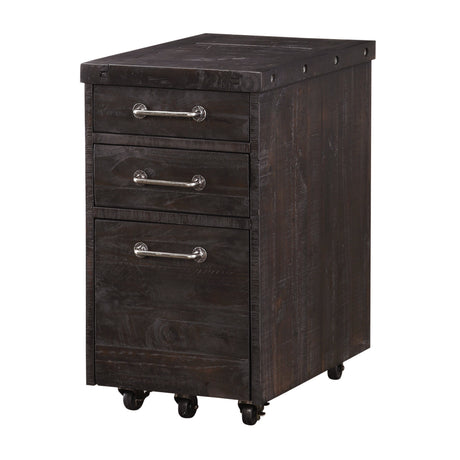 Yosemite Solid Wood Rollling File Cabinet in Cafe by Modus Furniture at Eve Furniture