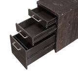 Yosemite Solid Wood Rollling File Cabinet in Cafe by Modus Furniture at Eve Furniture