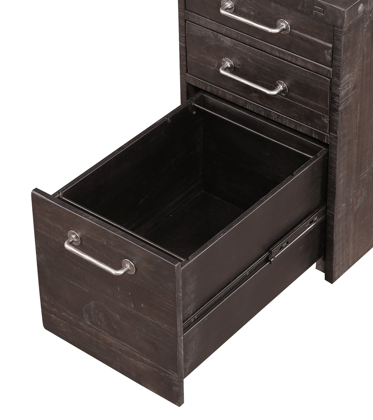 Yosemite Solid Wood Rollling File Cabinet in Cafe by Modus Furniture at Eve Furniture