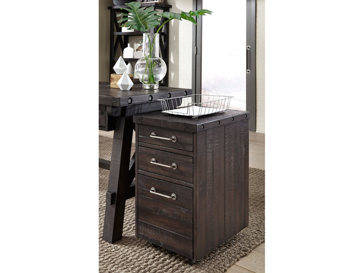 Yosemite Solid Wood Rollling File Cabinet in Cafe by Modus Furniture at Eve Furniture