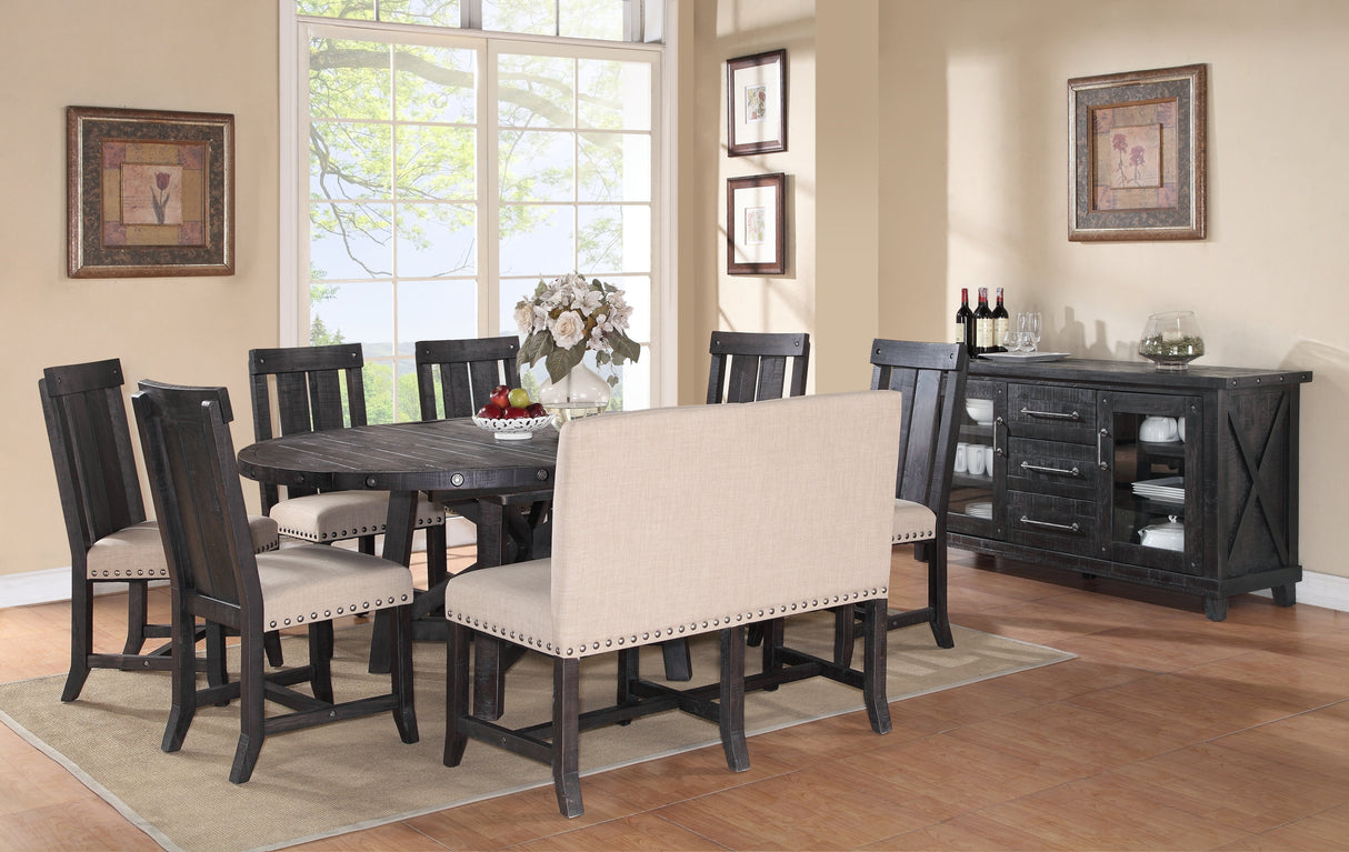 Yosemite Solid Wood Round Extension Table by Modus Furniture at Eve Furniture