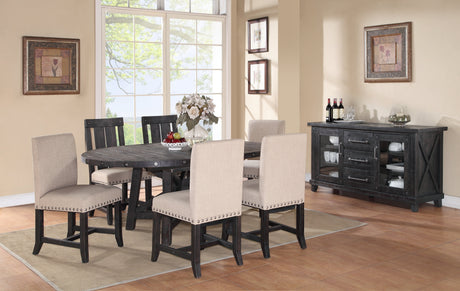Yosemite Solid Wood Round Extension Table by Modus Furniture at Eve Furniture