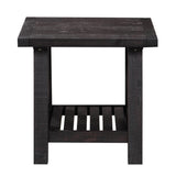 Yosemite Solid Wood Side Table in Cafe by Modus Furniture at Eve Furniture