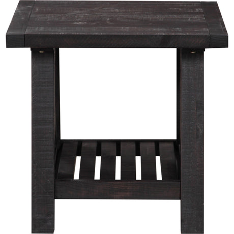 Yosemite Solid Wood Side Table in Cafe by Modus Furniture at Eve Furniture