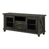 Yosemite Solid Wood Two Drawer Media Console in Cafe by Modus Furniture at Eve Furniture
