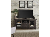 Yosemite Solid Wood Two Drawer Media Console in Cafe by Modus Furniture at Eve Furniture