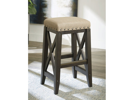Yosemite Solid Wood Upholstered Bar Stool in Cafe by Modus Furniture at Eve Furniture