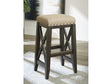 Yosemite Solid Wood Upholstered Bar Stool in Cafe by Modus Furniture at Eve Furniture