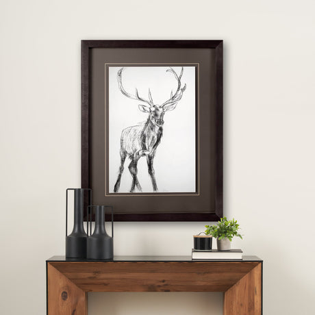 Young Elk by Harvey, Brenna a Framed Art Print Matted under Glass by Mercana at Eve Furniture