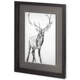 Young Elk by Harvey, Brenna a Framed Art Print Matted under Glass by Mercana at Eve Furniture