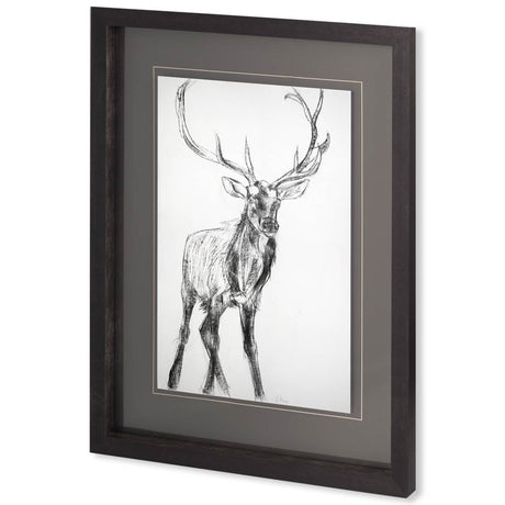 Young Elk by Harvey, Brenna a Framed Art Print Matted under Glass by Mercana at Eve Furniture