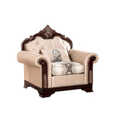 Yucatan Dark Cherry/Beige Chair