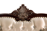 Yucatan Dark Cherry/Beige Loveseat by Furniture of America at Eve Furniture