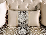 Yucatan Dark Cherry/Beige Sofa
