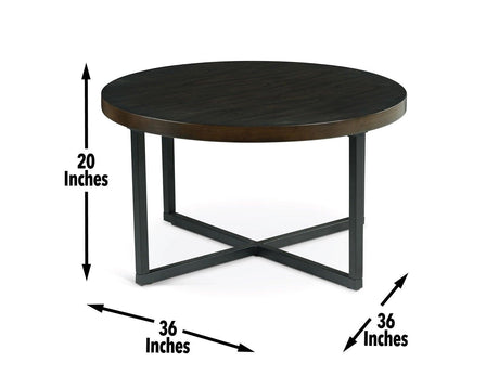 Yukon Coffee Table with Stools by Steve Silver at Eve Furniture