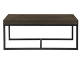 Yukon Rectangular Nesting Coffee Table with 2 Stools by Steve Silver at Eve Furniture