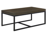 Yukon Rectangular Nesting Coffee Table with 2 Stools by Steve Silver at Eve Furniture