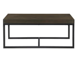 Yukon Rectangular Nesting Coffee Table with 2 Stools by Steve Silver at Eve Furniture