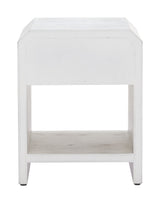 Yume Oak White Side Table by Zuomod at Eve Furniture