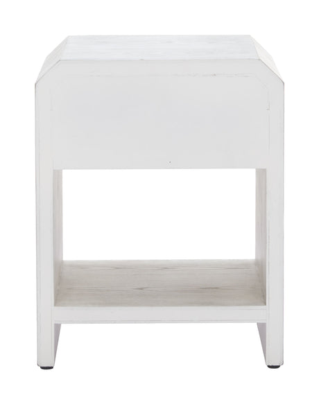 Yume Oak White Side Table by Zuomod at Eve Furniture