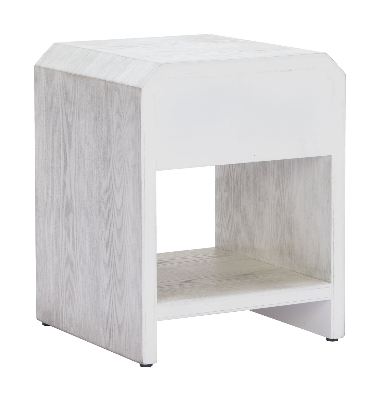 Yume Oak White Side Table by Zuomod at Eve Furniture