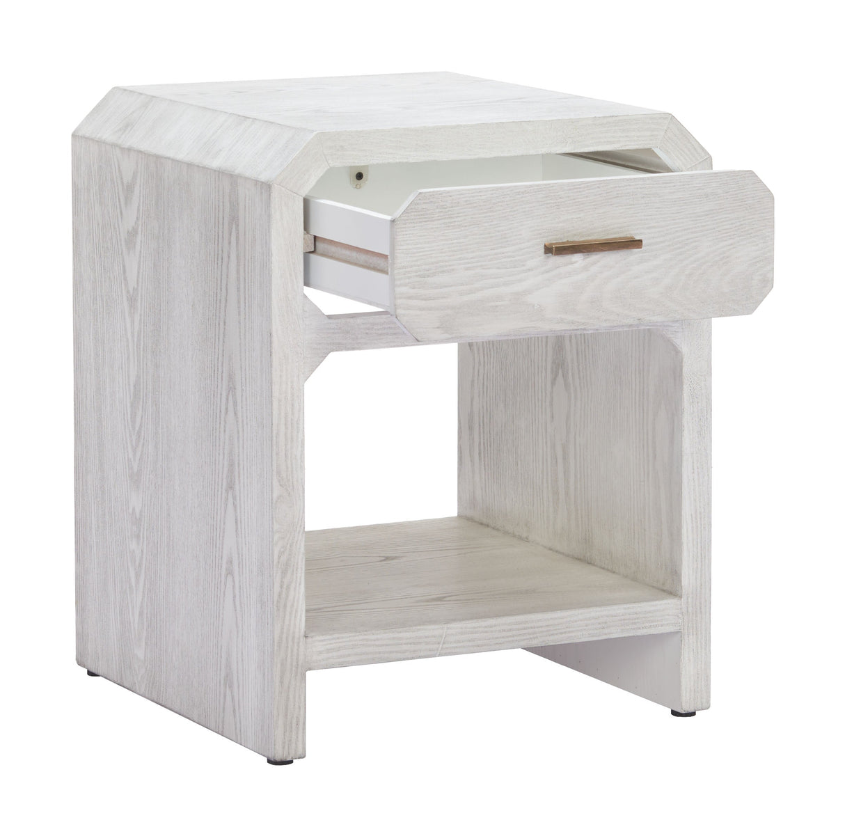 Yume Oak White Side Table by Zuomod at Eve Furniture