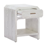 Yume Oak White Side Table by Zuomod at Eve Furniture