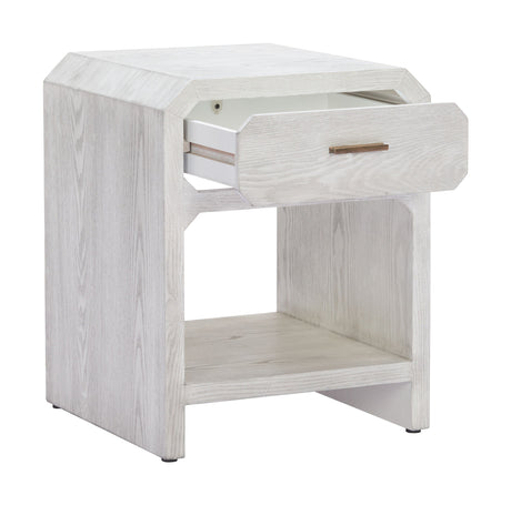 Yume Oak White Side Table by Zuomod at Eve Furniture