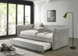 Yuri Gray Daybed with Trundle by Furniture of America at Eve Furniture