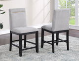 Yves 6-Piece Storage Counter Dining Set(Table, Bench & 4 Counter Chairs)