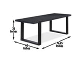 Yves 77-95-inch Counter Table by Steve Silver at Eve Furniture