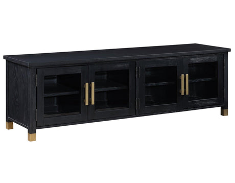 Yves Black 64″ TV Stand by Steve Silver at Eve Furniture