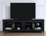 Yves Black 64″ TV Stand by Steve Silver at Eve Furniture