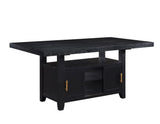 Yves Charcoal Storage Counter Height Dining Set by Steve Silver at Eve Furniture