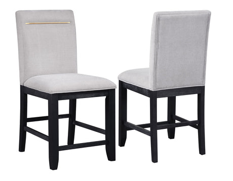 Yves Charcoal Storage Counter Height Dining Set by Steve Silver at Eve Furniture