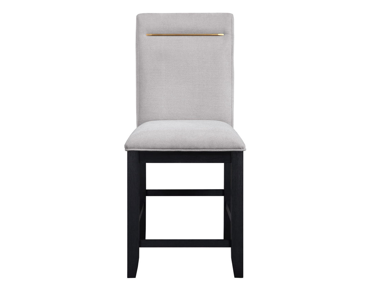 Yves Charcoal Storage Counter Height Dining Set by Steve Silver at Eve Furniture