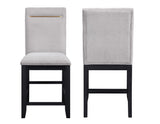Yves Charcoal Storage Counter Height Dining Set by Steve Silver at Eve Furniture