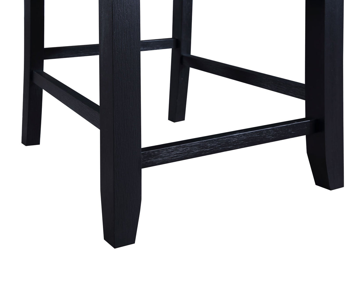 Yves Charcoal Storage Counter Height Dining Set by Steve Silver at Eve Furniture