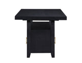 Yves Charcoal Storage Counter Height Dining Set by Steve Silver at Eve Furniture