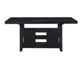 Yves Charcoal Storage Counter Height Dining Set by Steve Silver at Eve Furniture
