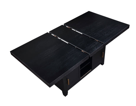 Yves Charcoal Storage Counter Height Dining Set by Steve Silver at Eve Furniture