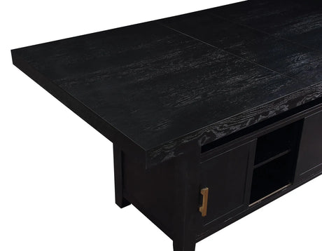 Yves Charcoal Storage Counter Height Dining Set by Steve Silver at Eve Furniture