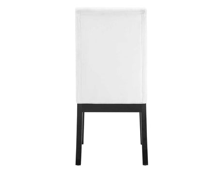 Yves Charcoal/White Dining Room Set by Steve Silver at Eve Furniture