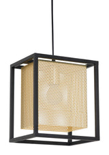 Yves Gold & Black Ceiling Lamp by Zuomod at Eve Furniture