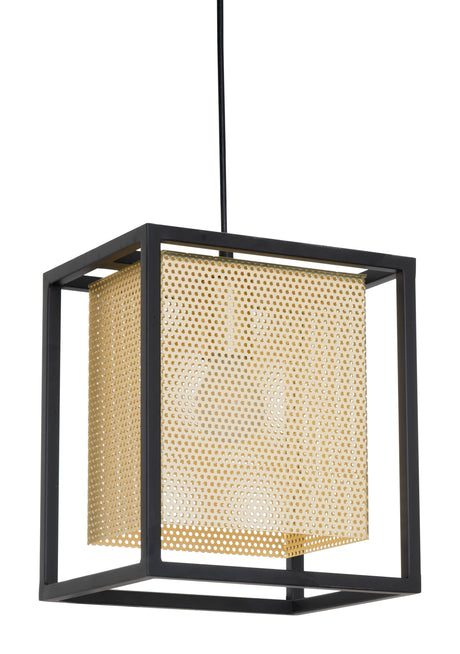 Yves Gold & Black Ceiling Lamp by Zuomod at Eve Furniture