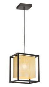 Yves Gold & Black Ceiling Lamp by Zuomod at Eve Furniture