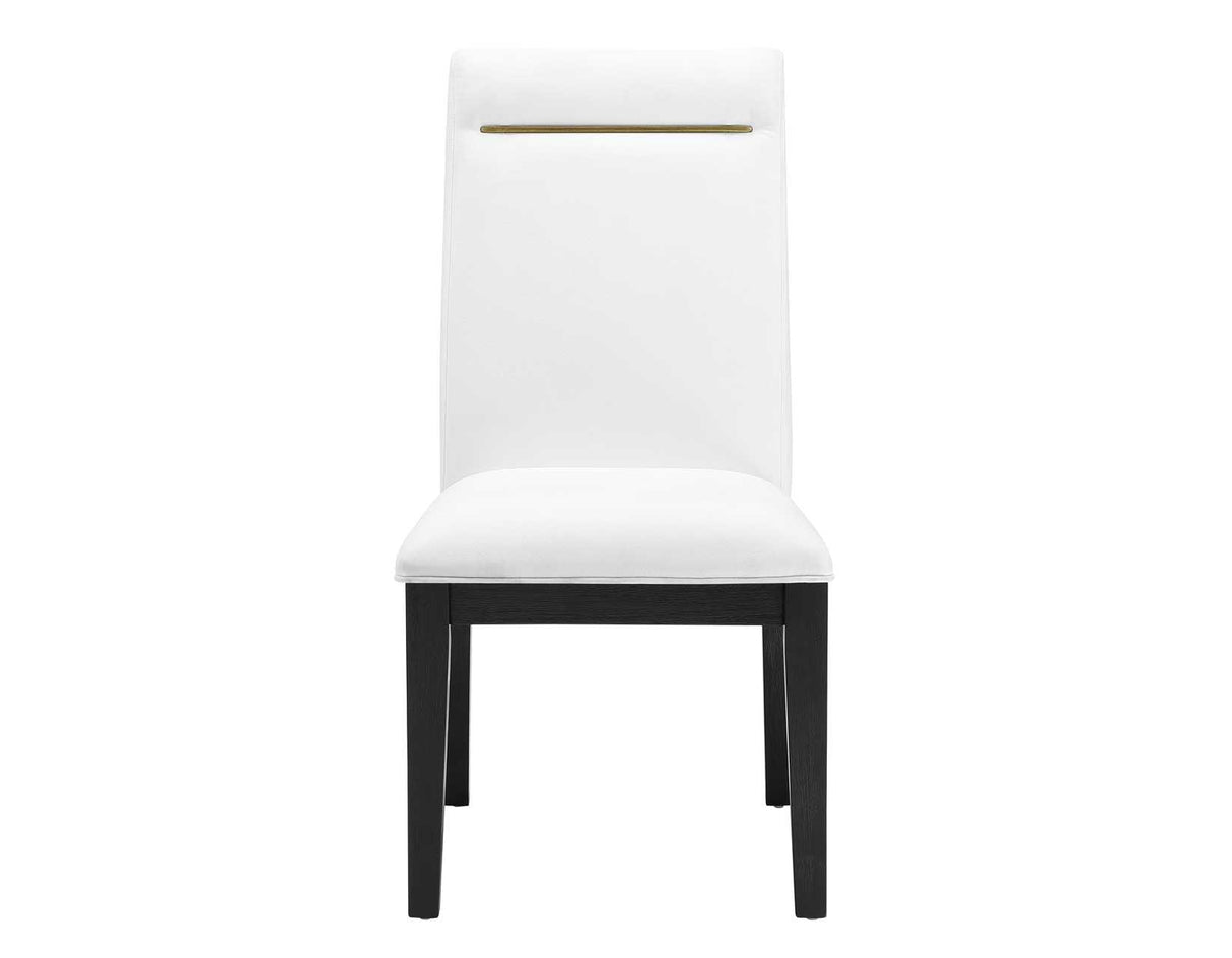Yves Performance Chair – White, Set of 2 by Steve Silver at Eve Furniture